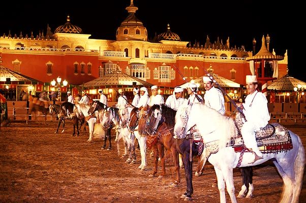 Enjoy a nice traditional Moroccan evening at Chez…